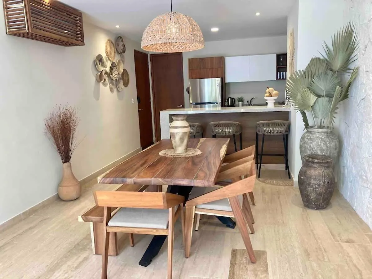 Stunning 2 Bedroom Apartment At Condo With Best Tulum Infinity And Jacuzzi By Waves Management Casa vacanze
